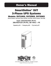 Tripp-Lite SmartOnline SVT30KX Manuel Du Propriétaire