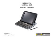 Psion Teklogix NETBOOK PRO Guide De Démarrage Rapide