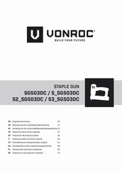 VONROC S3_SG503DC Traduction De La Notice Originale