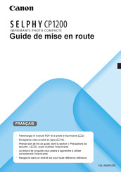 Canon SELPHY CP1200 Guide De Mise En Route