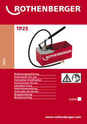 Rothenberger 6.0250 Instructions D'utilisation