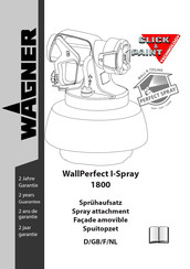 WAGNER WallPerfect I-Spray1800 Mode D'emploi