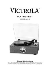 VICTROLA VTA-60 Manuel D'instructions