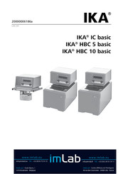 IKA HBC 10 basic Mode D'emploi
