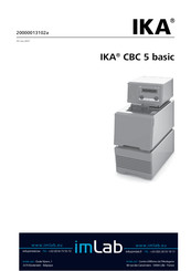 IKA CBC 5 basic Mode D'emploi