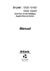 D-Link DGS-1024D Manuel