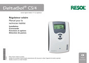 Resol DeltaSol CS/4 Manuel Pour Le Technicien Habilité