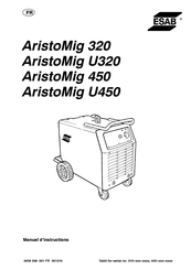 ESAB AristoMig 450 Manuel D'instructions