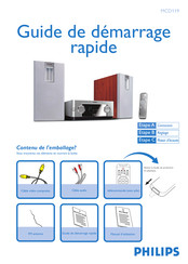 Philips MCD119 Guide De Démarrage Rapide