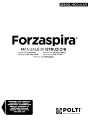 POLTI Forzaspira SE600 Manuel D'instructions