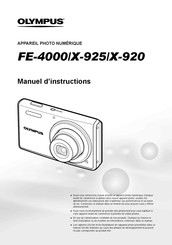 Olympus FE-4000 Manuel D'instructions