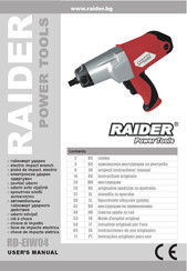Raider RD-EIW04 Mode D'emploi Original