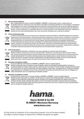 Hama 00053917 Mode D'emploi