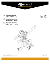 Allmand NIGHT-LITE V Serie Manuel D'utilisation