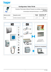 Hager Tebis TX100 Mode D'emploi