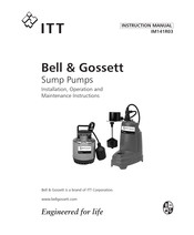 ITT Bell & Gossett SC03 Manuel D'instruction