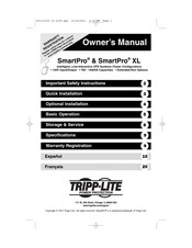 Tripp-Lite SmartPro Manuel De L'utilisateur