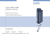 Burkert 3360 Guide Rapide