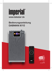 Telestar Imperial DABMAN i610 Mode D'emploi