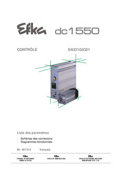 Efka DA321G5321 Mode D'emploi