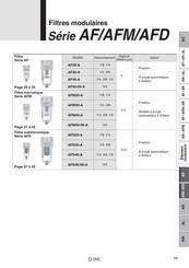 SMC AFD30-A Fiche Technique