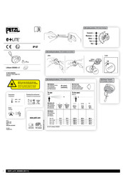 Petzl e+LITE Mode D'emploi