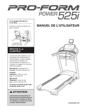 Pro-Form PETL68718.1 Manuel De L'utilisateur