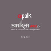 Polk Striker Pro ZX Guide D'installation