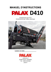 Palax D410 Manuel D'instructions