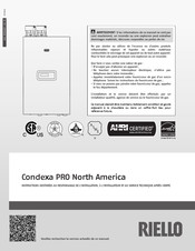 Riello Condexa PRO North America Serie Instructions D'installation