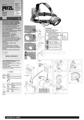 Petzl DUO E60 Manuel D'utilisation