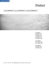 Vaillant ecoCOMPACT VSC 126/2-C 140 Notice De Montage