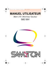 Samsung 56V Manuel Utilisateur