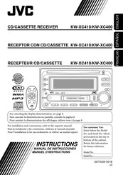 JVC KW-XC410 Manuel D'instructions