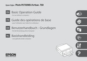 Epson Stylus Photo PX730WD Guide Des Operations De Base