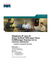 Cisco Systems 7920 Manuel