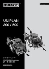 Leister UNIPLAN 500 Mode D'emploi