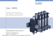 Burkert MKRS Manuel D'utilisation