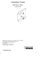 Kohler K-11830 Mode D'emploi