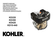 Kohler KD15-440 Emploi-Entretien