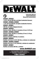 DeWalt D25553 Guide D'utilisation