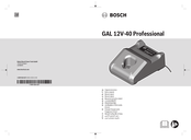 Bosch GAL 12V-40 Professional Notice Originale