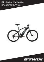 Btwin ROCKRIDER E-ST500 Notice D'utilisation