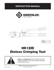 Textron Company GREENLEE HK12ID Manuel D'instructions