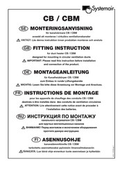 SystemAir CBM-2 Instructions De Montage