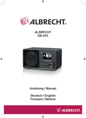 Albrecht DR 470 Manuel