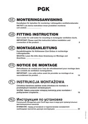 SystemAir PGK Serie Instructions De Montage