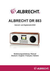 Albrecht DR 883 Manuel