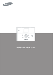 Samsung SPP-2040 Serie Mode D'emploi