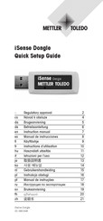 Mettler Toledo iSense Dongle Guide D'installation Rapide